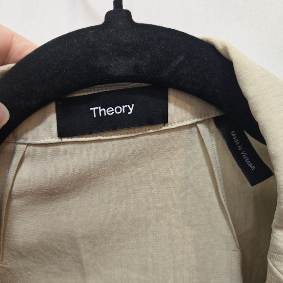 Theory Women's Light Tan Blazer - Picture 2 of 6